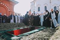  Божественная литургия и отпевание архимандрита Сергия (Шагаева) в Тихвинском храме Ногинска 